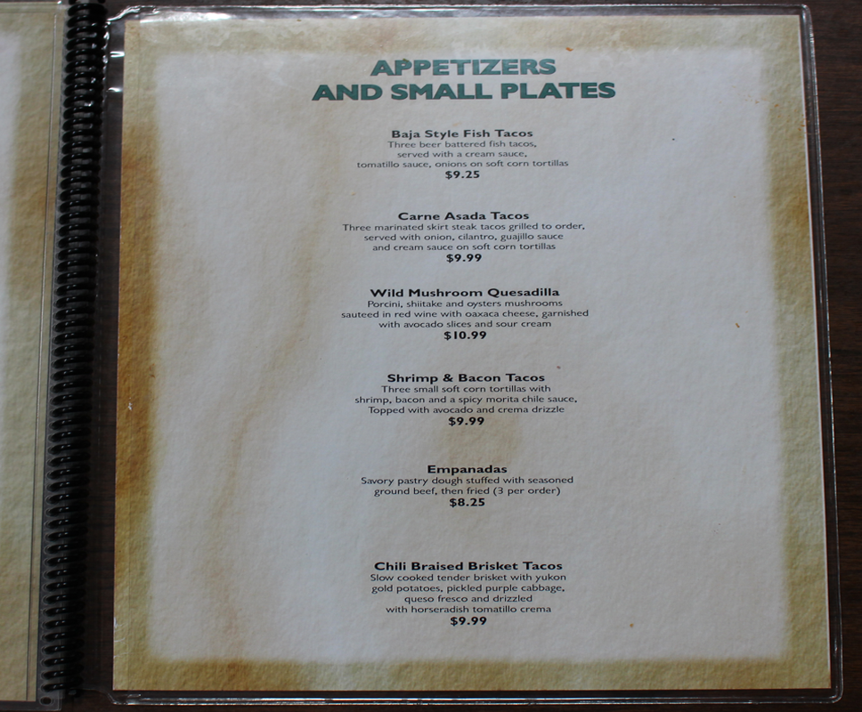 Menu Page 3