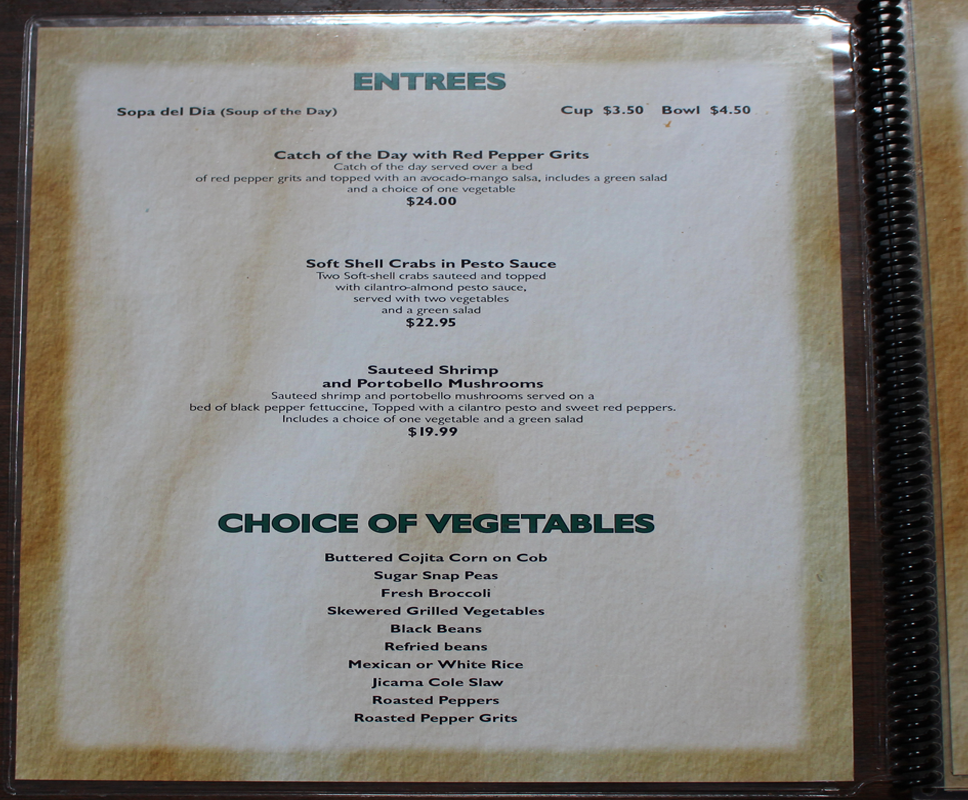 Menu Page 3