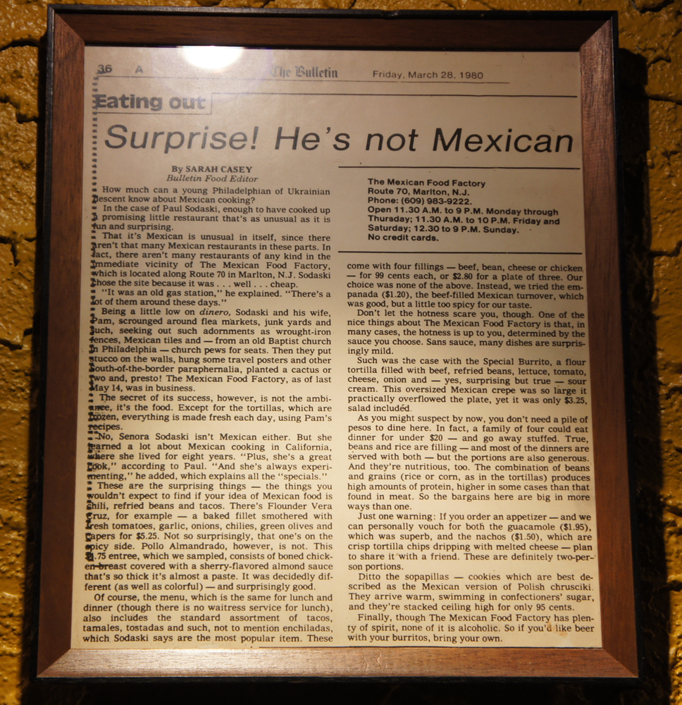 Surprise Eating Out Article